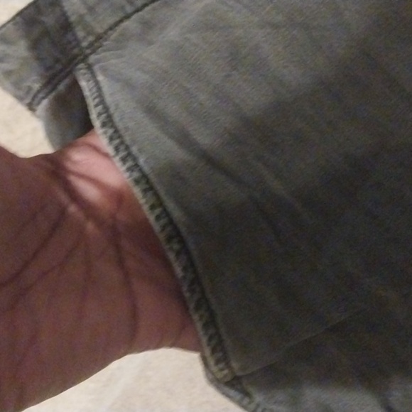 Eileen fisher Tencel/Cotton Pull On Pants Drawstring Waist Washed Grey Black - Picture 5 of 9